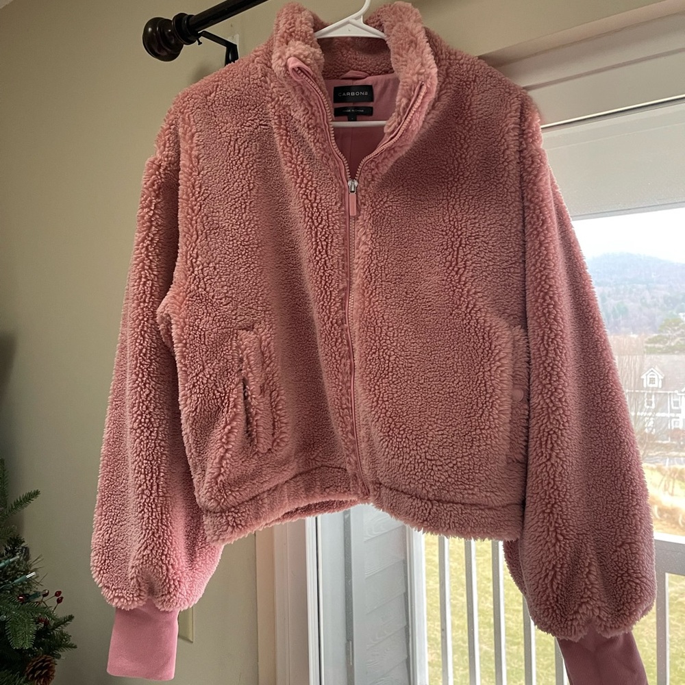 Carbon38 teddy jacket